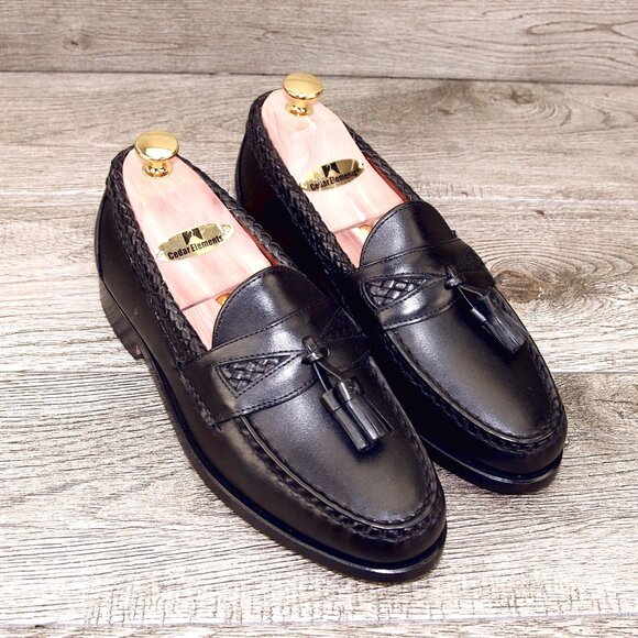 * NIB * $295 Allen Edmonds MAXFIELD Loafer 7 D Black * add $15 new Cedar Trees main image 5